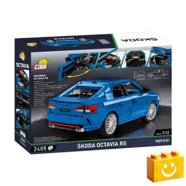   COBI 24343 – Škoda Octavia RS építőjáték – 100% kompatibilis minden más kedvelt márkával