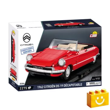   COBI 24346 – 1962 Citroën DS 19 Décapotable – Executive Edition építőjáték – 100% kompatibilis minden más kedvelt márkával