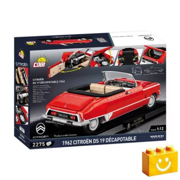   COBI 24346 – 1962 Citroën DS 19 Décapotable – Executive Edition építőjáték – 100% kompatibilis minden más kedvelt márkával