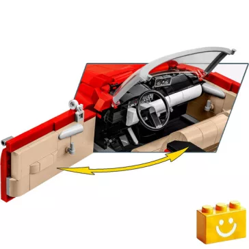   COBI 24346 – 1962 Citroën DS 19 Décapotable – Executive Edition építőjáték – 100% kompatibilis minden más kedvelt márkával