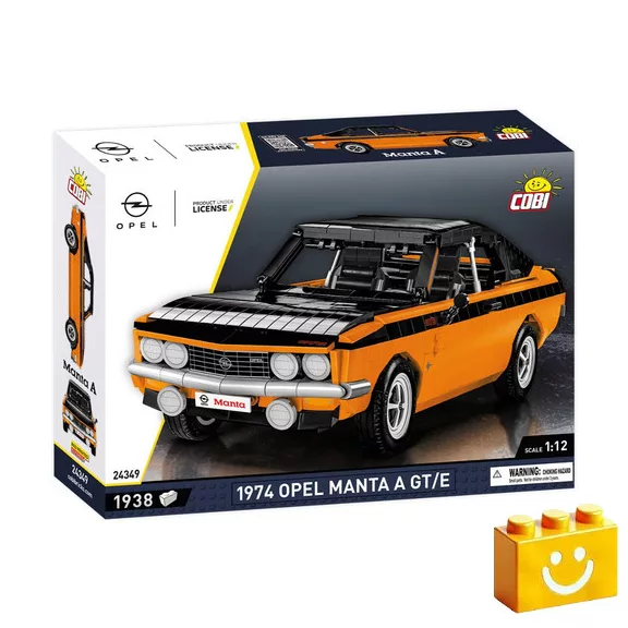 COBI 24349 – 1974 Opel Manta A GT/E építőjáték – 100% kompatibilis minden más kedvelt márkával COBI 24349 – 1974 Opel Manta A GT/E építőjáték – 100% kompatibilis minden más kedvelt márkával