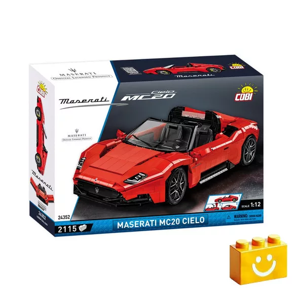COBI 24352 – Maserati MC20 Cielo építőjáték – 100% kompatibilis minden más kedvelt márkával COBI 24352 – Maserati MC20 Cielo építőjáték – 100% kompatibilis minden más kedvelt márkával