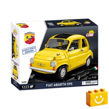   COBI 24353 – Fiat Abarth 595 – Executive Edition építőjáték – 100% kompatibilis minden más kedvelt márkával
