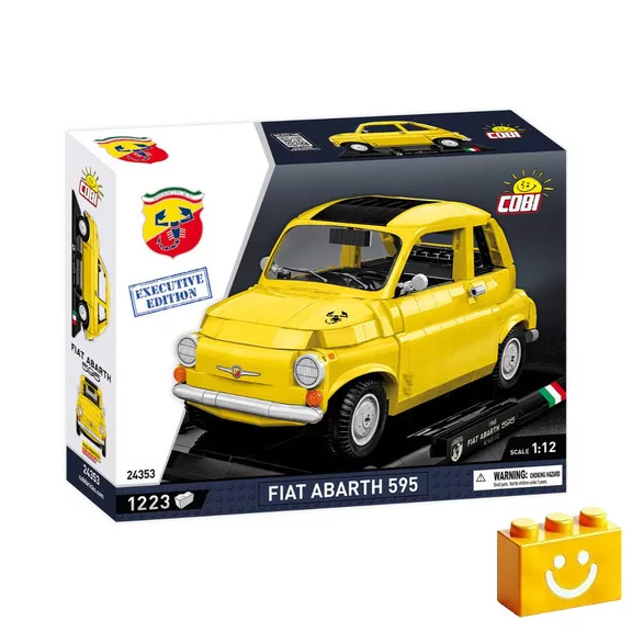 COBI 24353 – Fiat Abarth 595 – Executive Edition építőjáték – 100% kompatibilis minden más kedvelt márkával COBI 24353 – Fiat Abarth 595 – Executive Edition építőjáték – 100% kompatibilis minden más kedvelt márkával