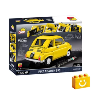   COBI 24353 – Fiat Abarth 595 – Executive Edition építőjáték – 100% kompatibilis minden más kedvelt márkával