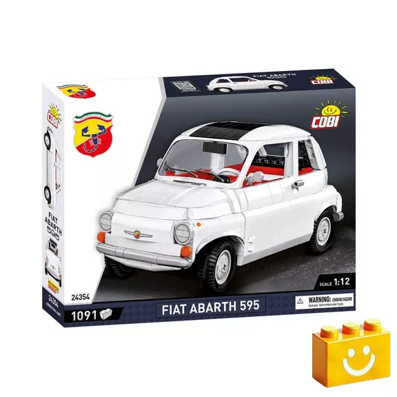 COBI 24354 – Fiat Abarth 595 építőjáték – 100% kompatibilis minden más kedvelt márkával COBI 24354 – Fiat Abarth 595 építőjáték – 100% kompatibilis minden más kedvelt márkával