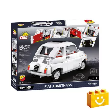  COBI 24354 – Fiat Abarth 595 építőjáték – 100% kompatibilis minden más kedvelt márkával