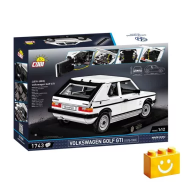   COBI 24358 – Volkswagen Golf GTI (1976–1983) – Executive Edition építőjáték – 100% kompatibilis minden más kedvelt márkával