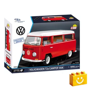   COBI 24361 - Volkswagen T2a Camper Van - Executive Edition - klasszikus lakóautó modell - 100% kompatibilis minden más kedvelt márkával