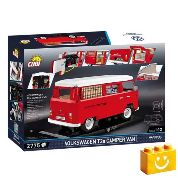   COBI 24361 - Volkswagen T2a Camper Van - Executive Edition - klasszikus lakóautó modell - 100% kompatibilis minden más kedvelt márkával