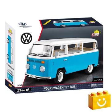   COBI 24362 - Volkswagen T2b Bus - klasszikus mikrobusz modell - 100% kompatibilis minden más kedvelt márkával
