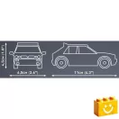 COBI 24509 – Lancia Delta HF Integrale építőjáték – 100% kompatibilis minden más kedvelt márkával