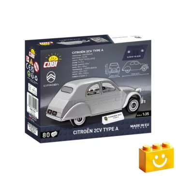   COBI 24510 – Citroën 2CV Type A építőjáték – 100% kompatibilis minden más kedvelt márkával