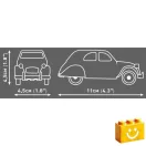 COBI 24510 – Citroën 2CV Type A építőjáték – 100% kompatibilis minden más kedvelt márkával