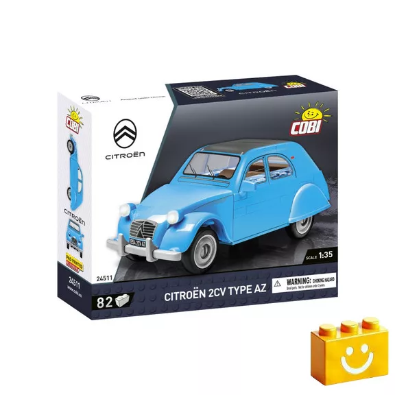 COBI 24511 – Citroën 2CV Type AZ építőjáték – 100% kompatibilis minden más kedvelt márkával COBI 24511 – Citroën 2CV Type AZ építőjáték – 100% kompatibilis minden más kedvelt márkával