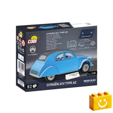   COBI 24511 – Citroën 2CV Type AZ építőjáték – 100% kompatibilis minden más kedvelt márkával
