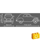 COBI 24511 – Citroën 2CV Type AZ építőjáték – 100% kompatibilis minden más kedvelt márkával COBI 24511 – Citroën 2CV Type AZ építőjáték – 100% kompatibilis minden más kedvelt márkával