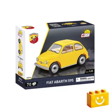   COBI 24514 – Fiat Abarth 595 építőjáték – 100% kompatibilis minden más kedvelt márkával