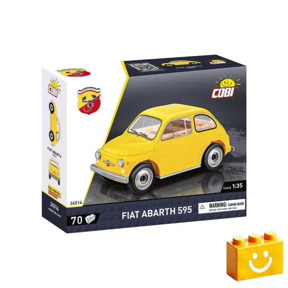COBI 24514 – Fiat Abarth 595 építőjáték – 100% kompatibilis minden más kedvelt márkával COBI 24514 – Fiat Abarth 595 építőjáték – 100% kompatibilis minden más kedvelt márkával