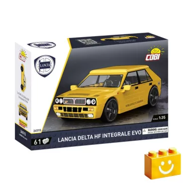   COBI 24515 – 1991 Lancia Delta HF Integrale EVO építőjáték – 100% kompatibilis minden más kedvelt márkával