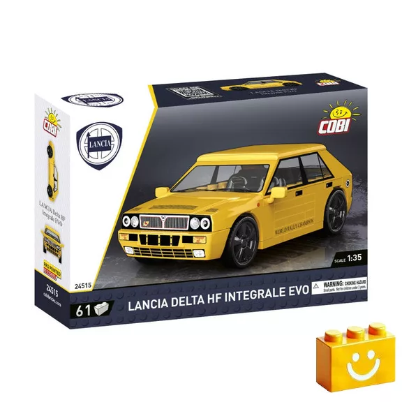 COBI 24515 – 1991 Lancia Delta HF Integrale EVO építőjáték – 100% kompatibilis minden más kedvelt márkával COBI 24515 – 1991 Lancia Delta HF Integrale EVO építőjáték – 100% kompatibilis minden más kedvelt márkával