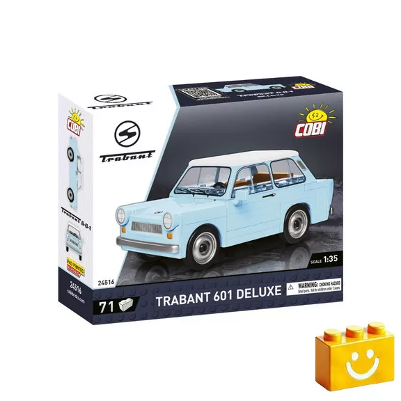 COBI 24516 – Trabant 601 DELUXE építőjáték – 100% kompatibilis minden más kedvelt márkával COBI 24516 – Trabant 601 DELUXE építőjáték – 100% kompatibilis minden más kedvelt márkával