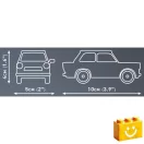 COBI 24516 – Trabant 601 DELUXE építőjáték – 100% kompatibilis minden más kedvelt márkával COBI 24516 – Trabant 601 DELUXE építőjáték – 100% kompatibilis minden más kedvelt márkával