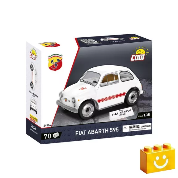 COBI 24524 – Fiat Abarth 595 építőjáték – 100% kompatibilis minden más kedvelt márkával COBI 24524 – Fiat Abarth 595 építőjáték – 100% kompatibilis minden más kedvelt márkával