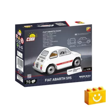   COBI 24524 – Fiat Abarth 595 építőjáték – 100% kompatibilis minden más kedvelt márkával