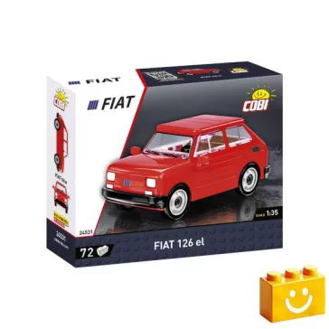  COBI 24531 - Polski Fiat 126p el „Elegant” - 100% kompatibilis minden más kedvelt márkával