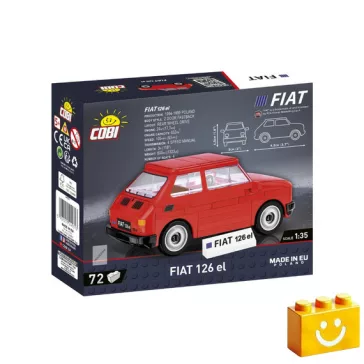   COBI 24531 - Polski Fiat 126p el „Elegant” - 100% kompatibilis minden más kedvelt márkával