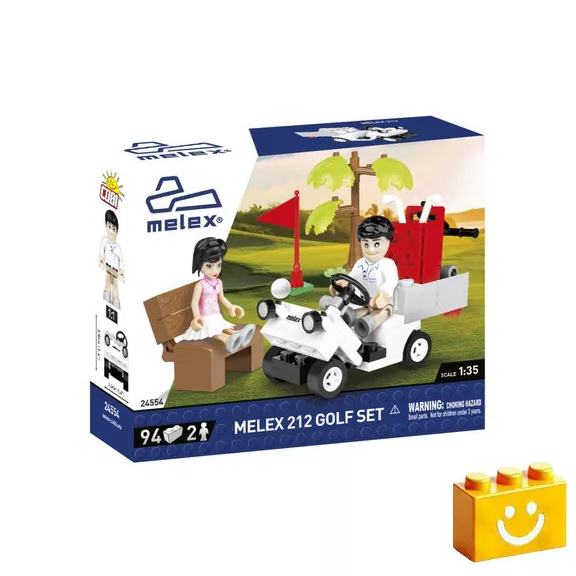 COBI 24554 – Melex 212 Golfautó építőjáték – 100% kompatibilis minden más kedvelt márkával COBI 24554 – Melex 212 Golfautó építőjáték – 100% kompatibilis minden más kedvelt márkával