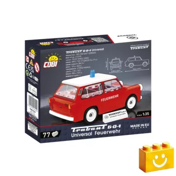   COBI 24555 – Trabant 601 Universal Tűzoltóság építőjáték – 100% kompatibilis minden más kedvelt márkával