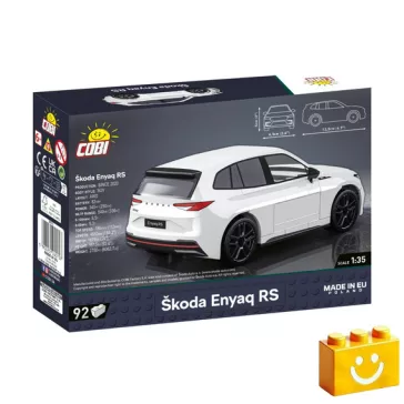   COBI 24575 – Škoda Enyaq RS építőjáték – 100% kompatibilis minden más kedvelt márkával