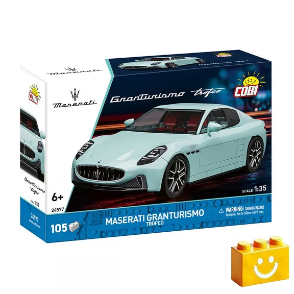 COBI 24577 - Maserati GranTurismo Trofeo - 100% kompatibilis minden más kedvelt márkával COBI 24577 - Maserati GranTurismo Trofeo - 100% kompatibilis minden más kedvelt márkával