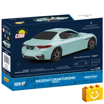   COBI 24577 - Maserati GranTurismo Trofeo - 100% kompatibilis minden más kedvelt márkával