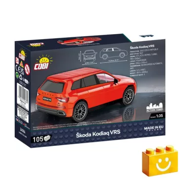   COBI 24584 – Škoda Kodiaq VRS építőjáték – 100% kompatibilis minden más kedvelt márkával