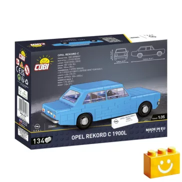   COBI 24598 – Opel Rekord C 1900L építőjáték – 100% kompatibilis minden más kedvelt márkával
