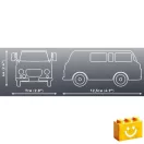 COBI 24600 – Barkas B1000 építőjáték – 100% kompatibilis minden más kedvelt márkával