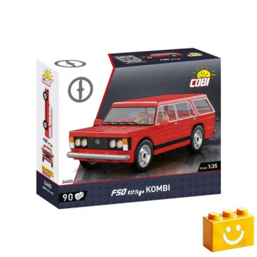   COBI 24603 – FSO Polsi Fiat 125p Kombi építőjáték – 100% kompatibilis minden más kedvelt márkával