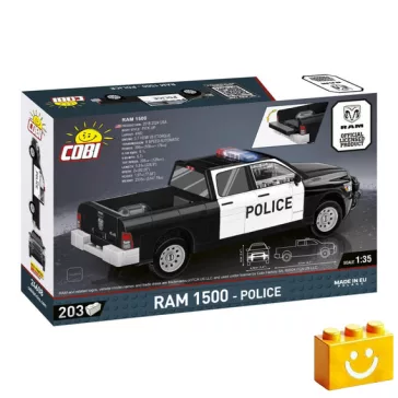   COBI 24608 – RAM 1500 Rendőrségi jármű építőjáték – 100% kompatibilis minden más kedvelt márkával