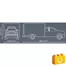 COBI 24609 – RAM 3500 Mentőautó építőjáték – 100% kompatibilis minden más kedvelt márkával