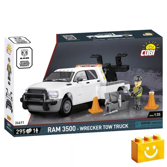 COBI 24611 – RAM 3500 Autómentő építőjáték – 100% kompatibilis minden más kedvelt márkával COBI 24611 – RAM 3500 Autómentő építőjáték – 100% kompatibilis minden más kedvelt márkával