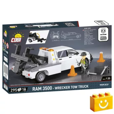   COBI 24611 – RAM 3500 Autómentő építőjáték – 100% kompatibilis minden más kedvelt márkával