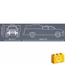 COBI 24612 – RAM 3500 Tűzoltóautó építőjáték – 100% kompatibilis minden más kedvelt márkával