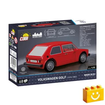   COBI 24613 – Volkswagen Golf (1974–1983) építőjáték – 100% kompatibilis minden más kedvelt márkával