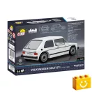 COBI 24614 – Volkswagen Golf GTI (1976–1983) – fehér építőjáték – 100% kompatibilis minden más kedvelt márkával