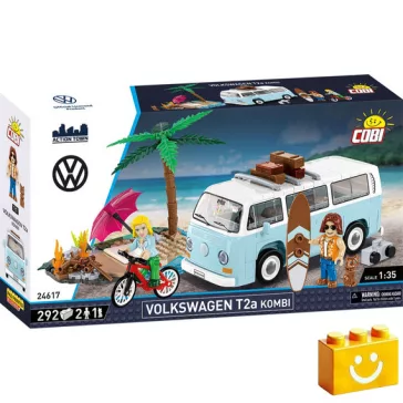   COBI 24617 – Volkswagen T2a Kombi építőjáték – 100% kompatibilis minden más kedvelt márkával