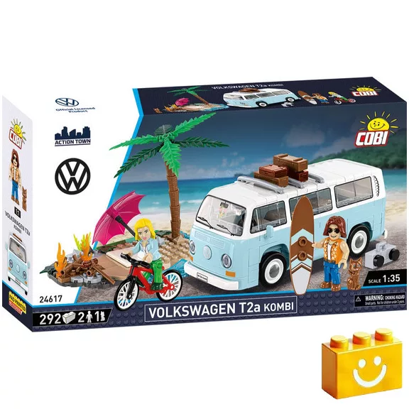 COBI 24617 – Volkswagen T2a Kombi építőjáték – 100% kompatibilis minden más kedvelt márkával COBI 24617 – Volkswagen T2a Kombi építőjáték – 100% kompatibilis minden más kedvelt márkával