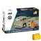 COBI 24618 – Volkswagen T2a platós kisteherautó építőjáték – 100% kompatibilis minden más kedvelt márkával
